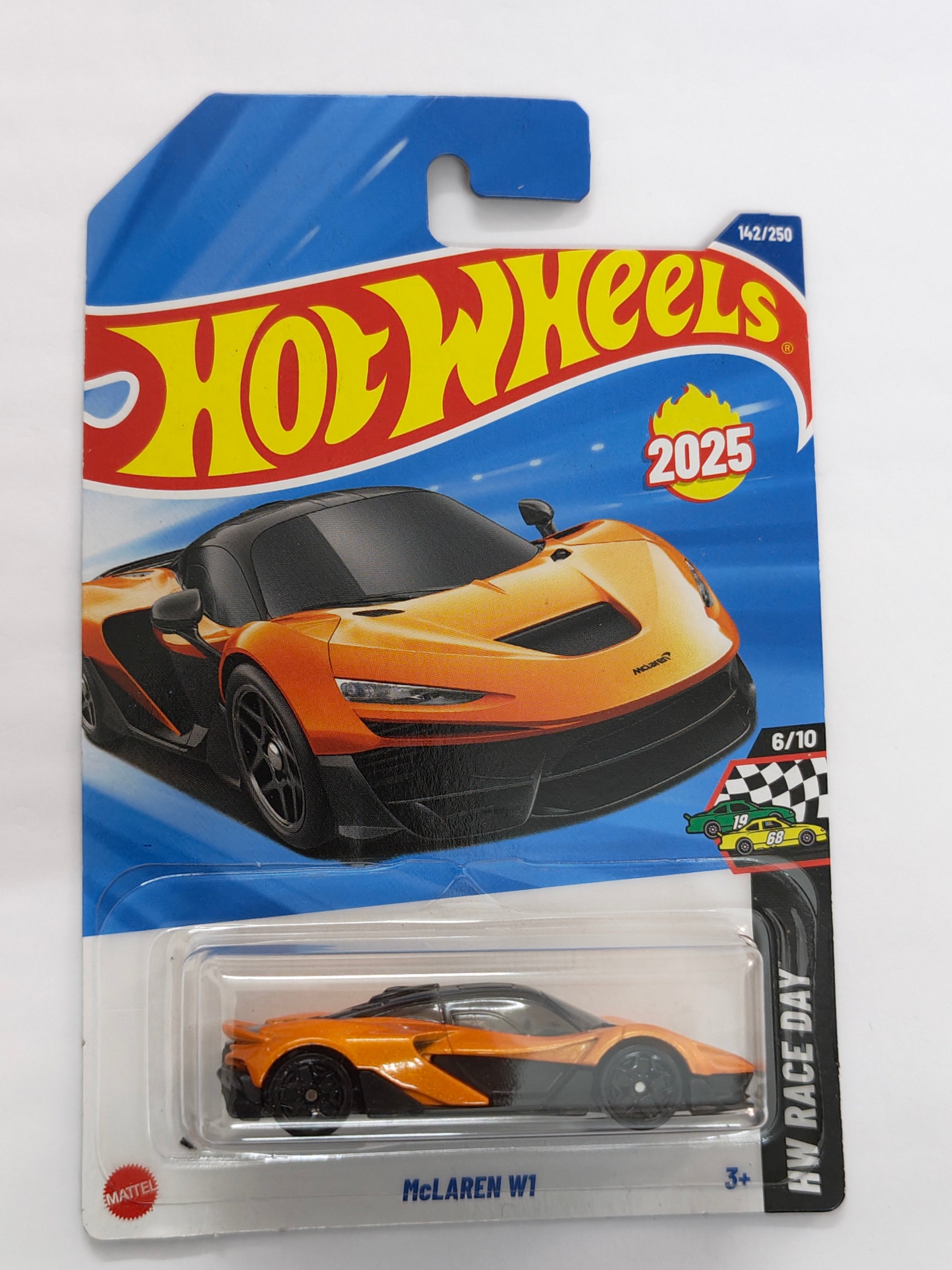 Hot Wheels US Imported McLaren W1 Orange Diecast Car 1:64 Scale - Exotic Supercar Collection