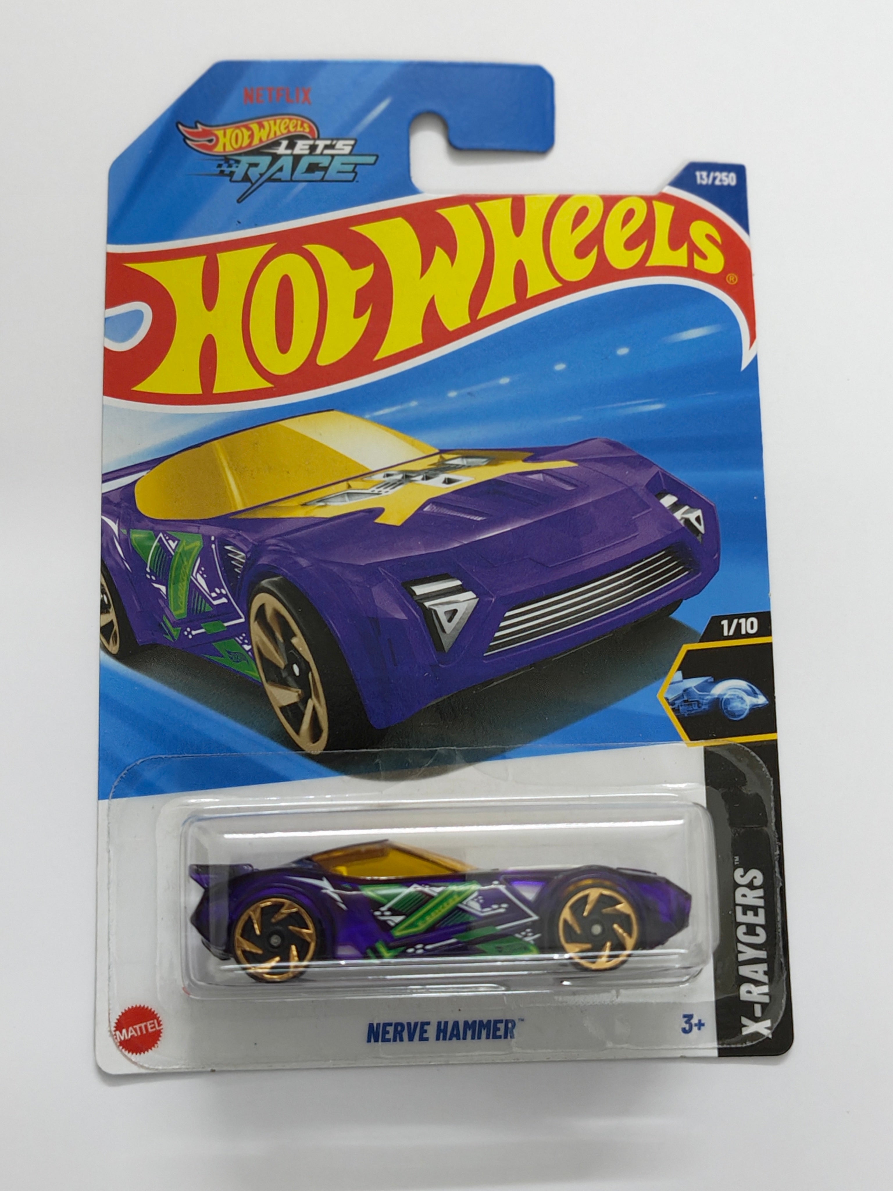 Hot Wheels Imported Nerve Hammer Diecast Car 1:64 Scale - Fantasy Car Collection