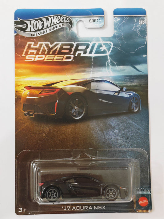 Hot Wheels Hybrid Speed 17 Acura NSX Diecast Car 1:64 Scale - Exotic Supercar Collection