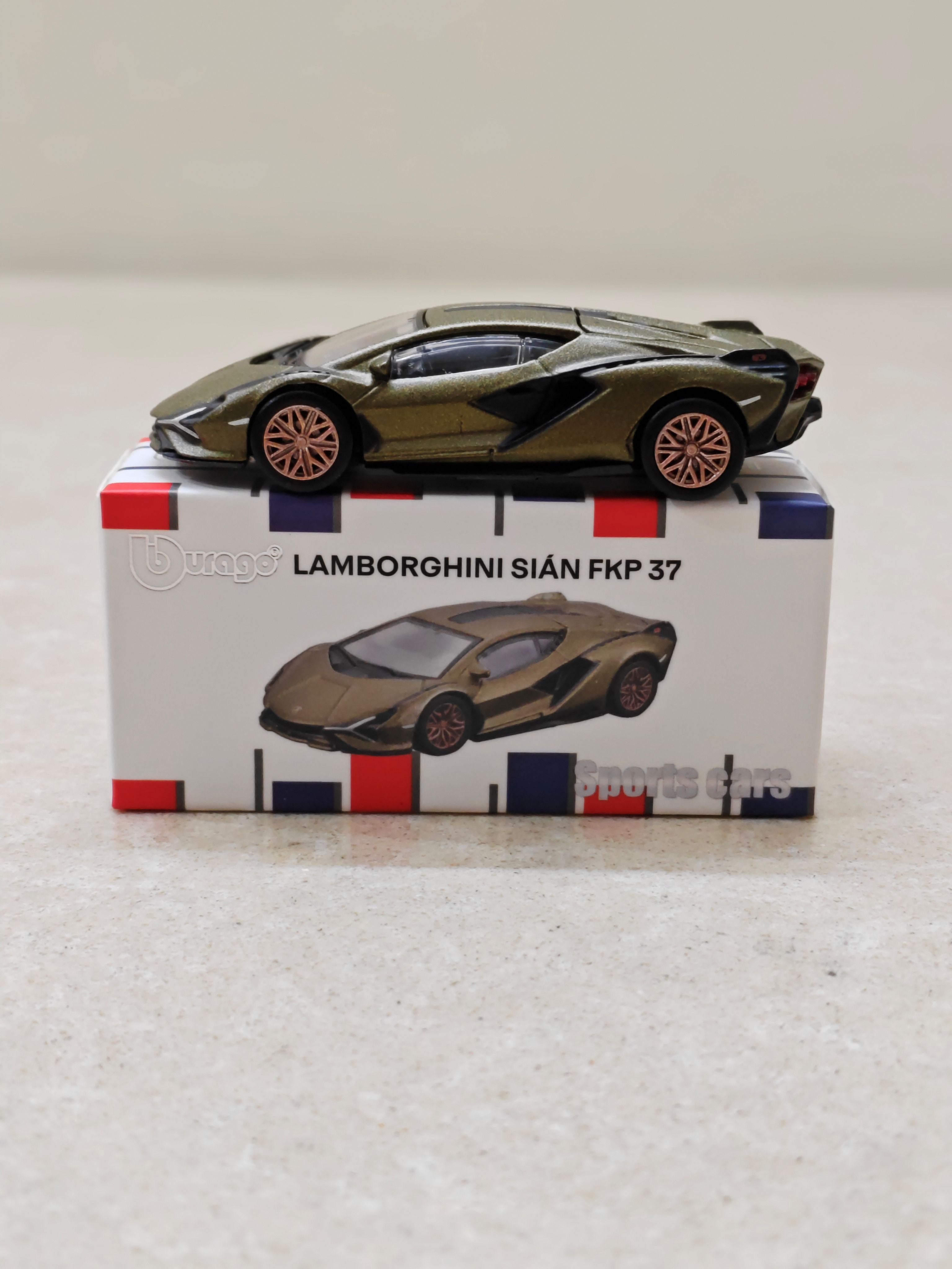 Bburago Lamborghini Sian FKP 37 Diecast Car 1:64 Scale