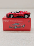 Bburago Ferrari Daytona SP3 Red Diecast Car 1:64 Scale