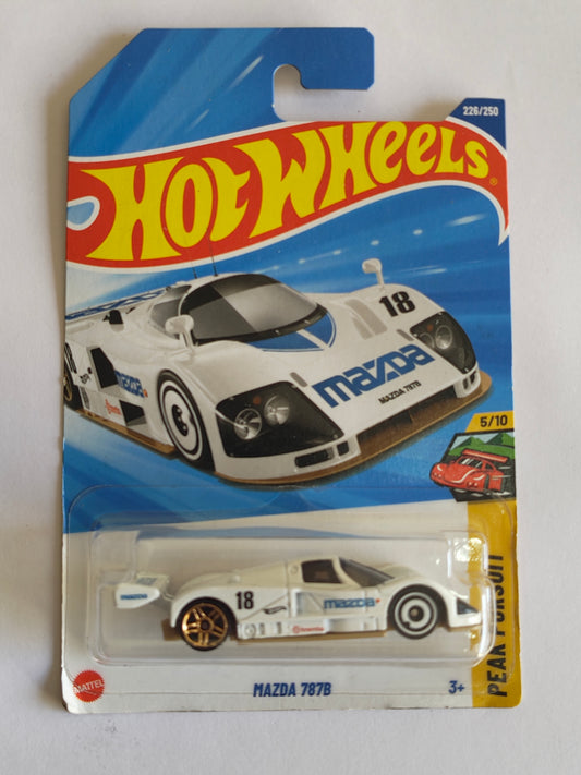 Hot Wheels Mazda 787B Diecast Car 1:64 Scale - Classic Supercar Collection