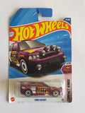 Hot Wheels Ford Escort Diecast Car 1:64 Scale - Classic Supercar Collection