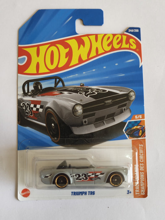 Hot Wheels Triumph TR6 Diecast Car 1:64 Scale - Treasure Hunt Collection