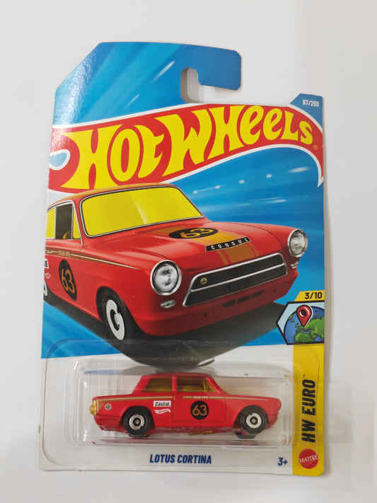 Hot Wheels D Case Lotus Cortina Diecast Car 1:64 Scale