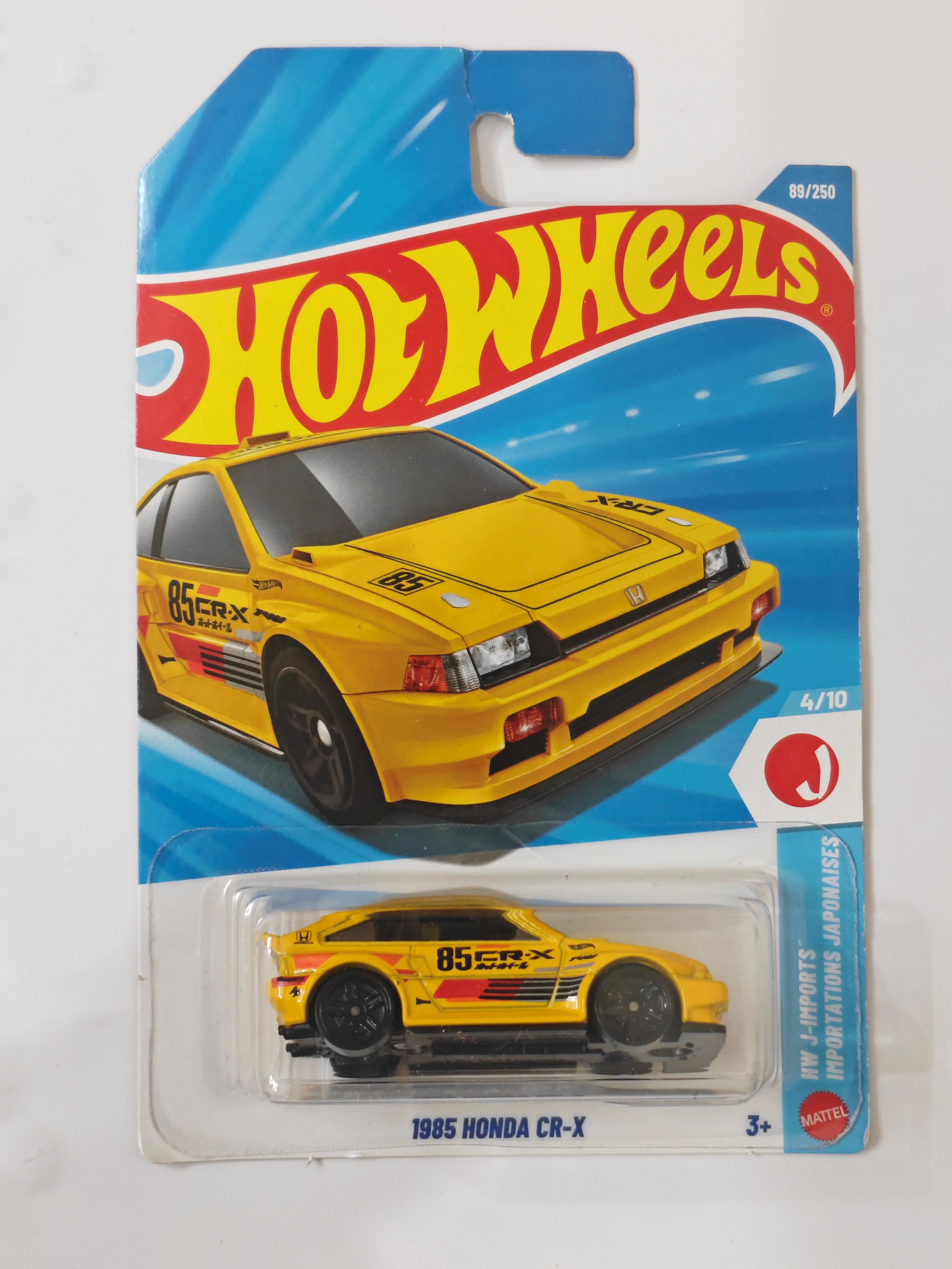 Hot Wheels E Case 1985 Honda CRX Diecast Car 1:64 Scale
