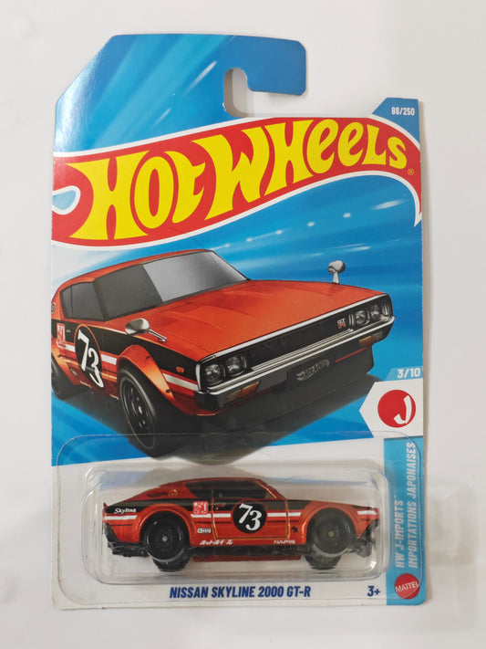 Hot Wheels D Case Nissan Skyline 2000 GTR Diecast Car 1:64 Scale