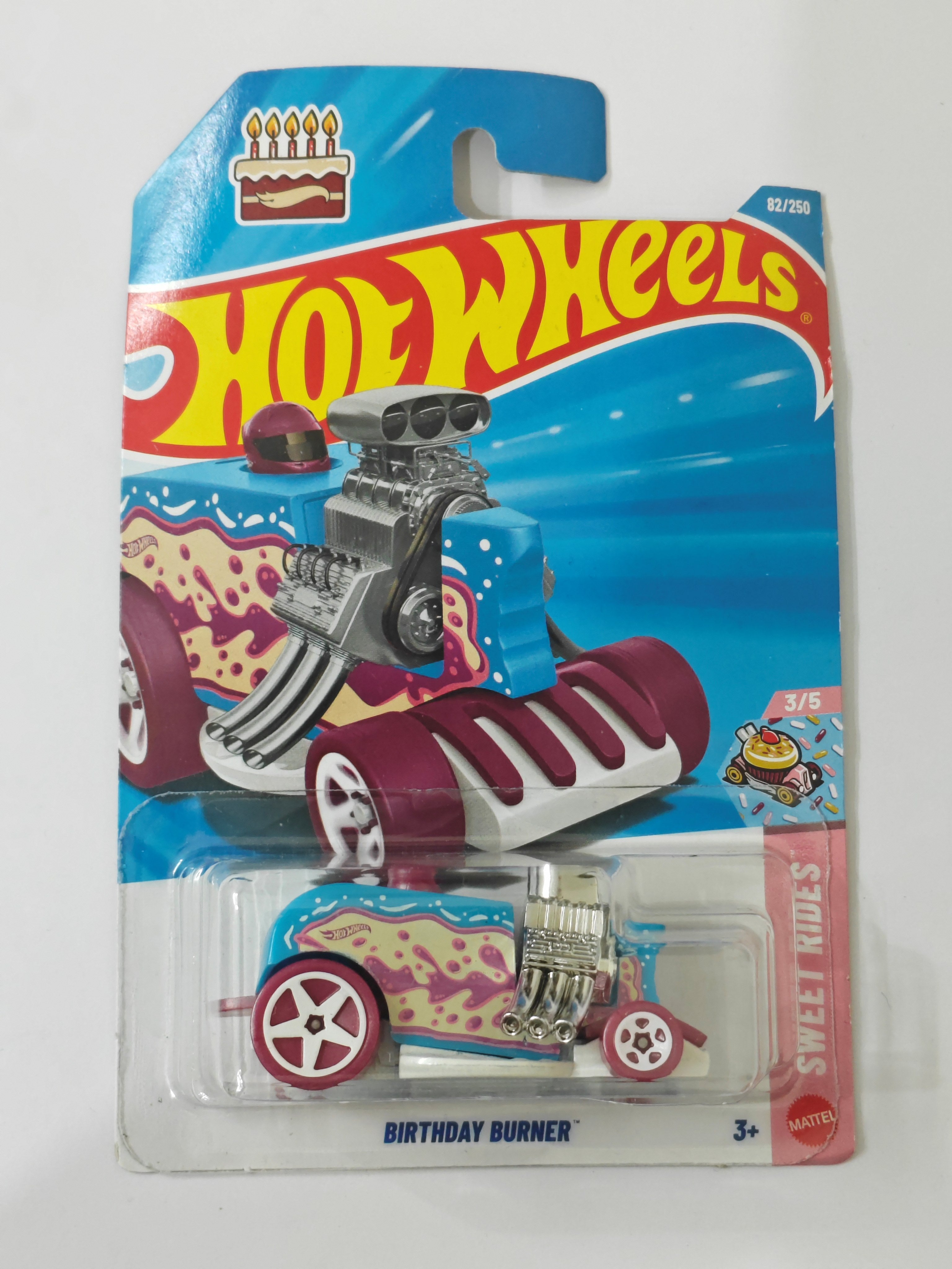 Hot Wheels E Case The Simpsons Family Car & Birthday Burner Diecast Car 1:64 Scale (Sold as a set)
