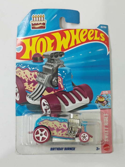 Hot Wheels E Case Birthday Burner Diecast Car 1:64 Scale