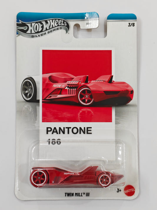 Hot Wheels Silver Series Pantone 186 Twin Mill III Diecast Car 1:64 Scale