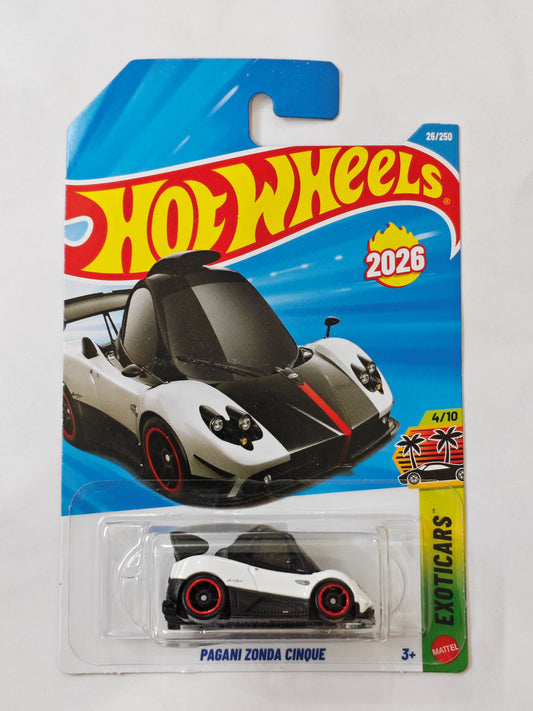 Hot Wheels Imported C Case Pagani Zonda Cinque Diecast Car 1:64 Scale