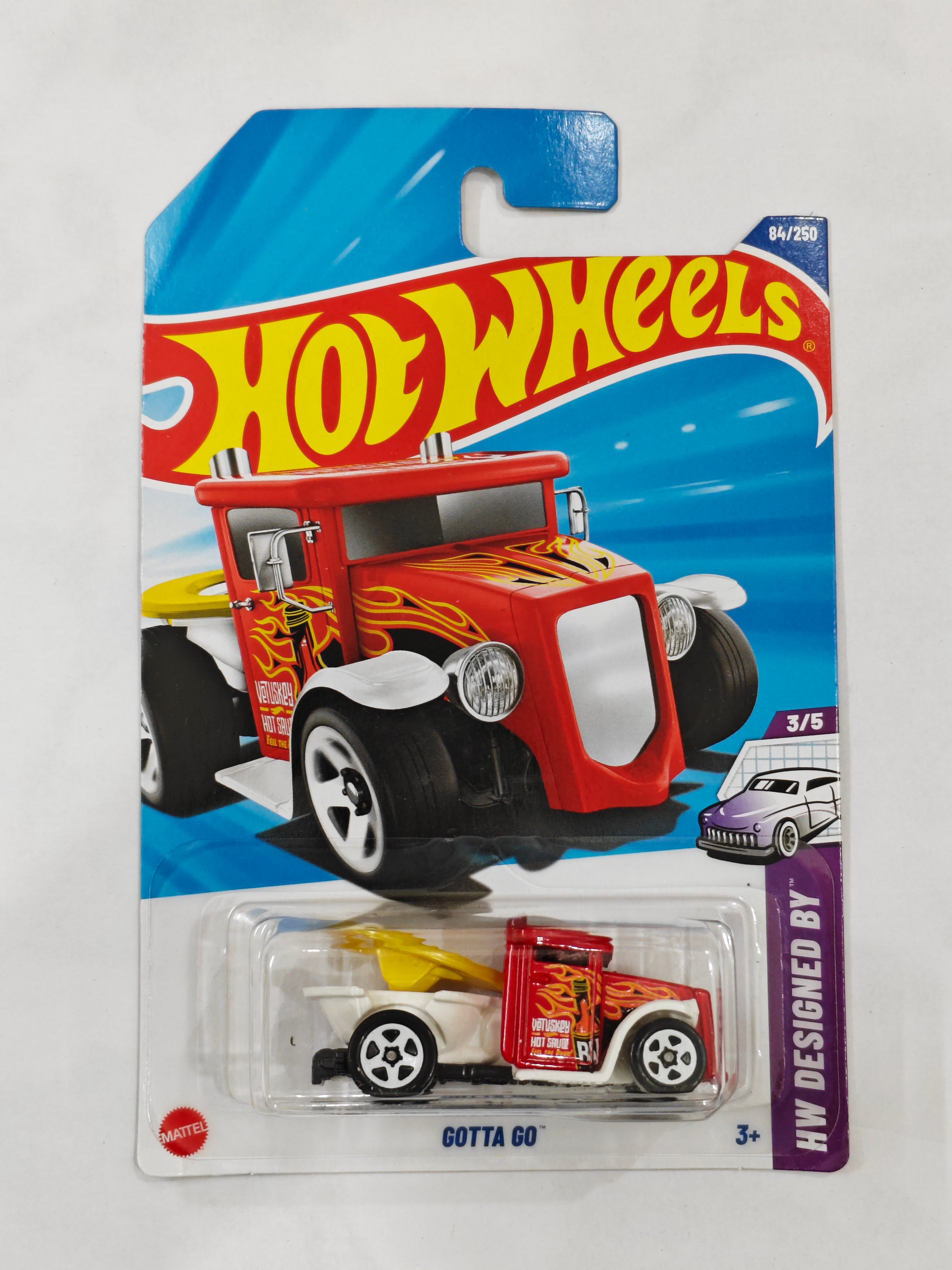 Hot Wheels Gotta Go Diecast Car 1:64 Scale M25