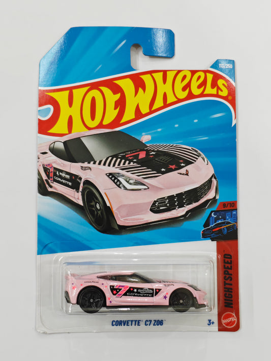 Hot Wheels - Imported - F Case - Corvette C7 Z06 - Diecast Car - 1:64 Scale