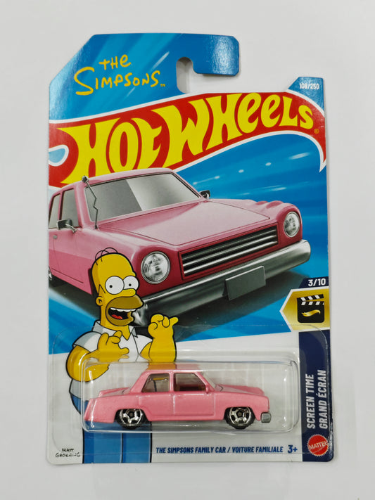 Hot Wheels - Imported - F Case - The Simpsons Family Car - Diecast Car - 1:64 Scale