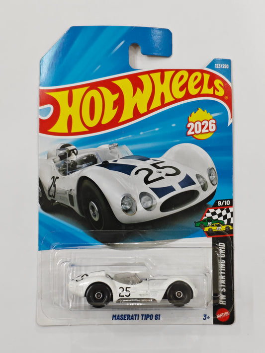 Hot Wheels - Imported - F Case - Maserati Tipo 61 - Diecast Car - 1:64 Scale