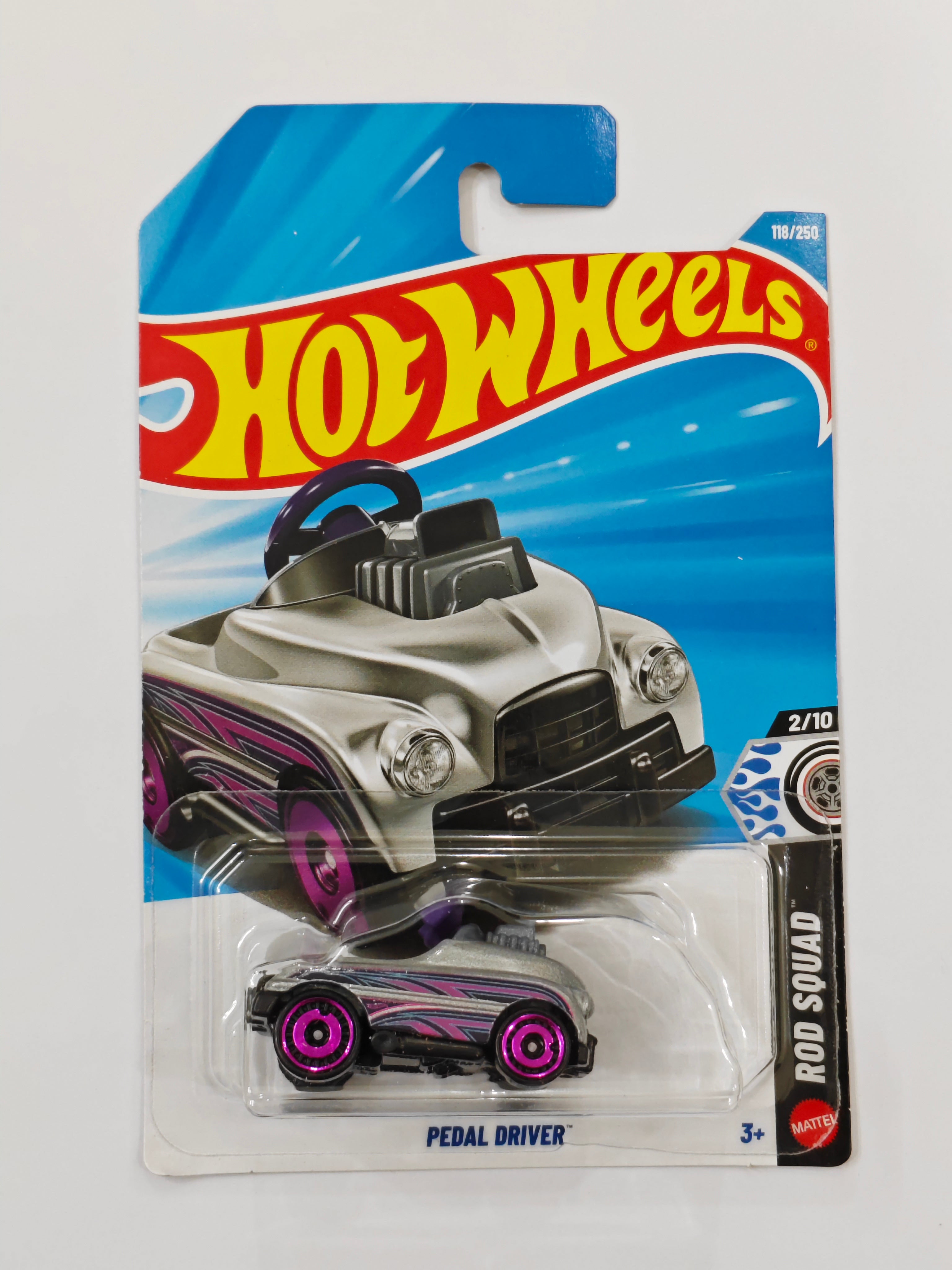 Hot Wheels E Case Pedal Driver Diecast Car 1:64 Scale