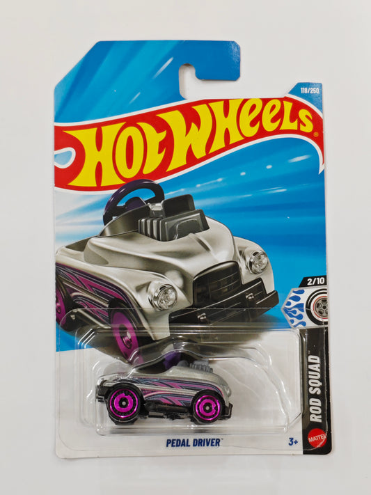 Hot Wheels - Imported - F Case - Pedal Driver - Diecast Car - 1:64 Scale
