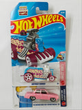 Hot Wheels E Case The Simpsons Family Car & Birthday Burner Diecast Car 1:64 Scale (Sold as a set)