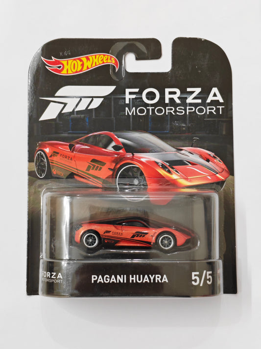 Hot Wheels Imported Forza Pagani Huayra 1:64 Scale Diecast Car (Tiny Crack in Blister)