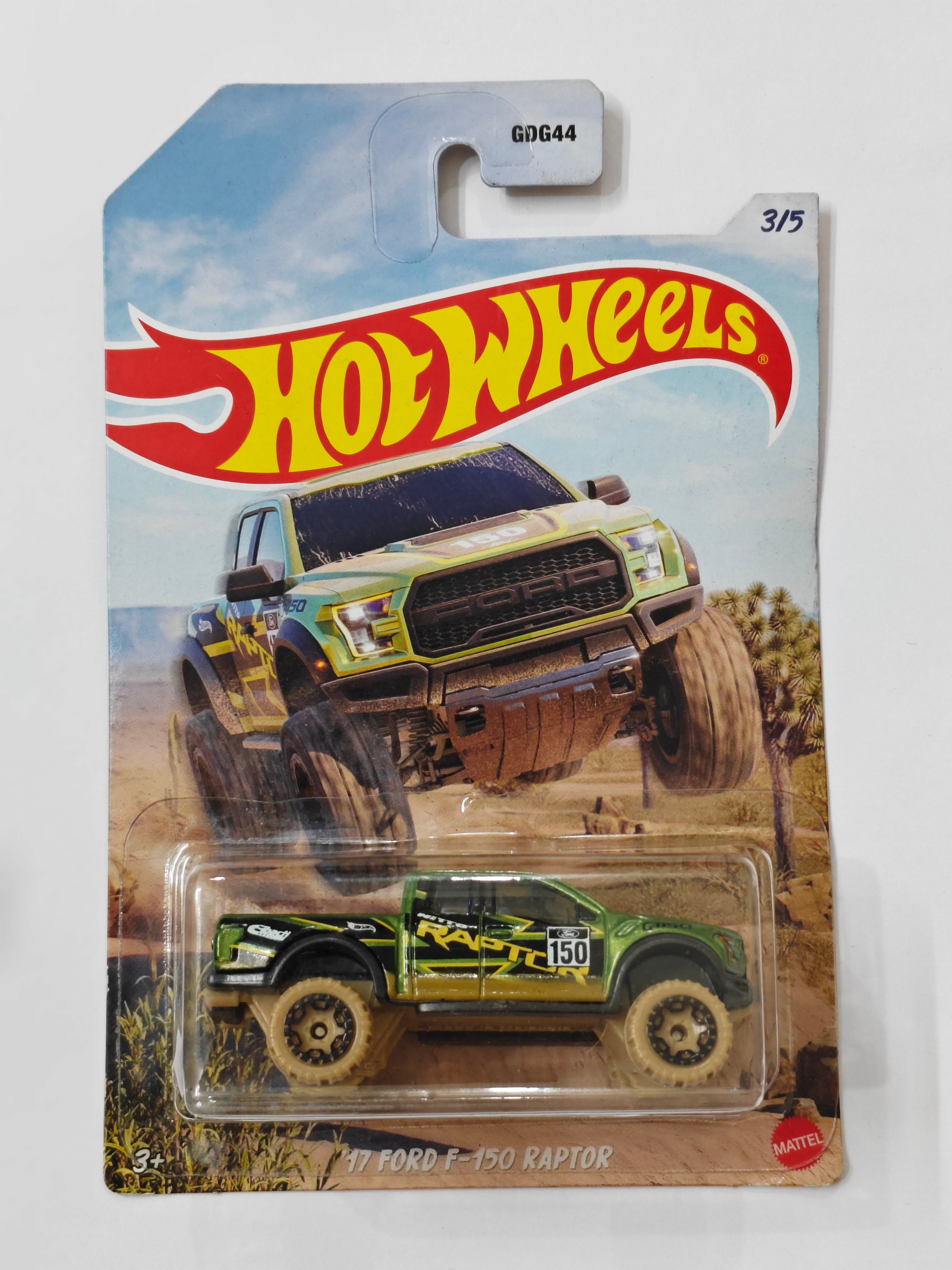 Hot Wheels 17 Ford F-150 Raptor 1:64 Scale Diecast Car