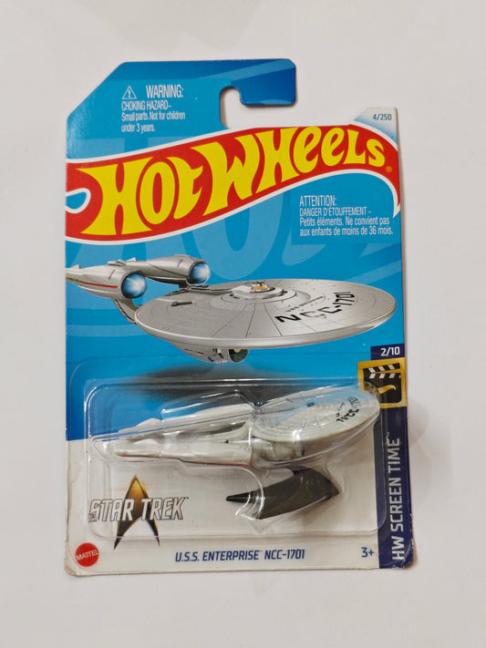 Hot Wheels Imported U.S.S Enterprise NCC-1701 1:64 Scale Diecast Shuttle (Soft Corners)