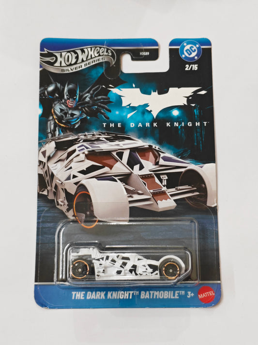 Hot Wheels Silver Series The Dark Knight Batmobile Diecast Car 1:64 Scale