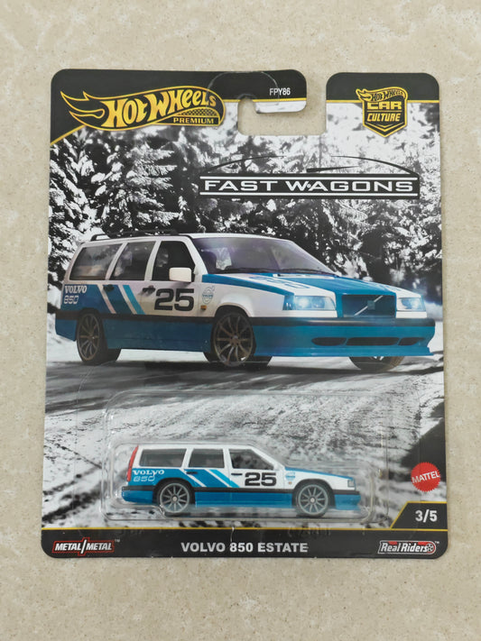 Hot Wheels Imported Premium Volvo 850 Estate Diecast Car 1:64 Scale