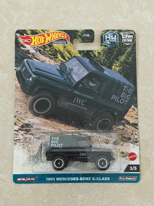 Hot Wheels Imported Premium 1993 Mercedes Benz G Class Diecast Car 1:64 Scale