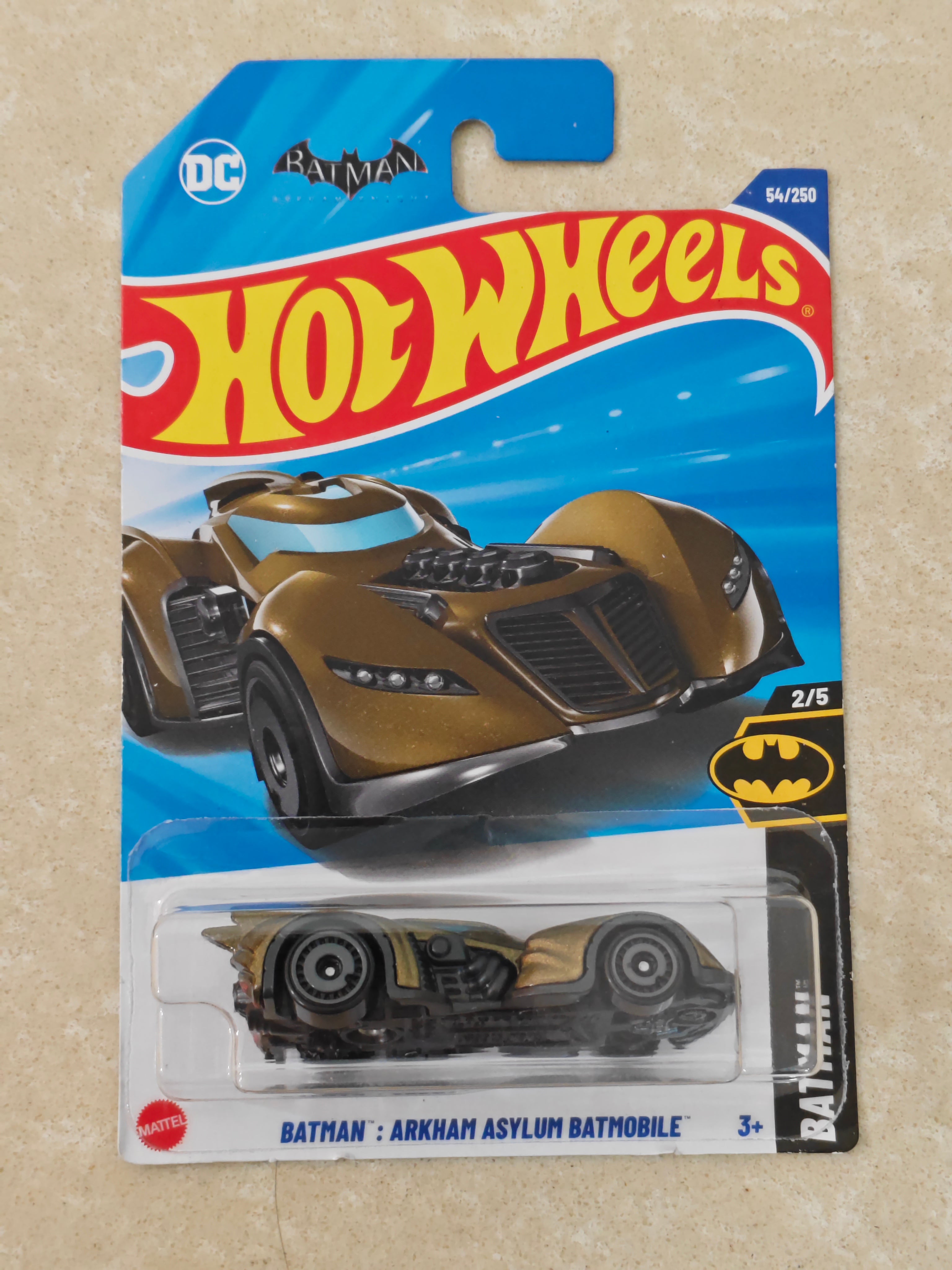 Hot Wheels Imported Batman Arkham Asylum Batmobile Diecast Car 1:64 Scale