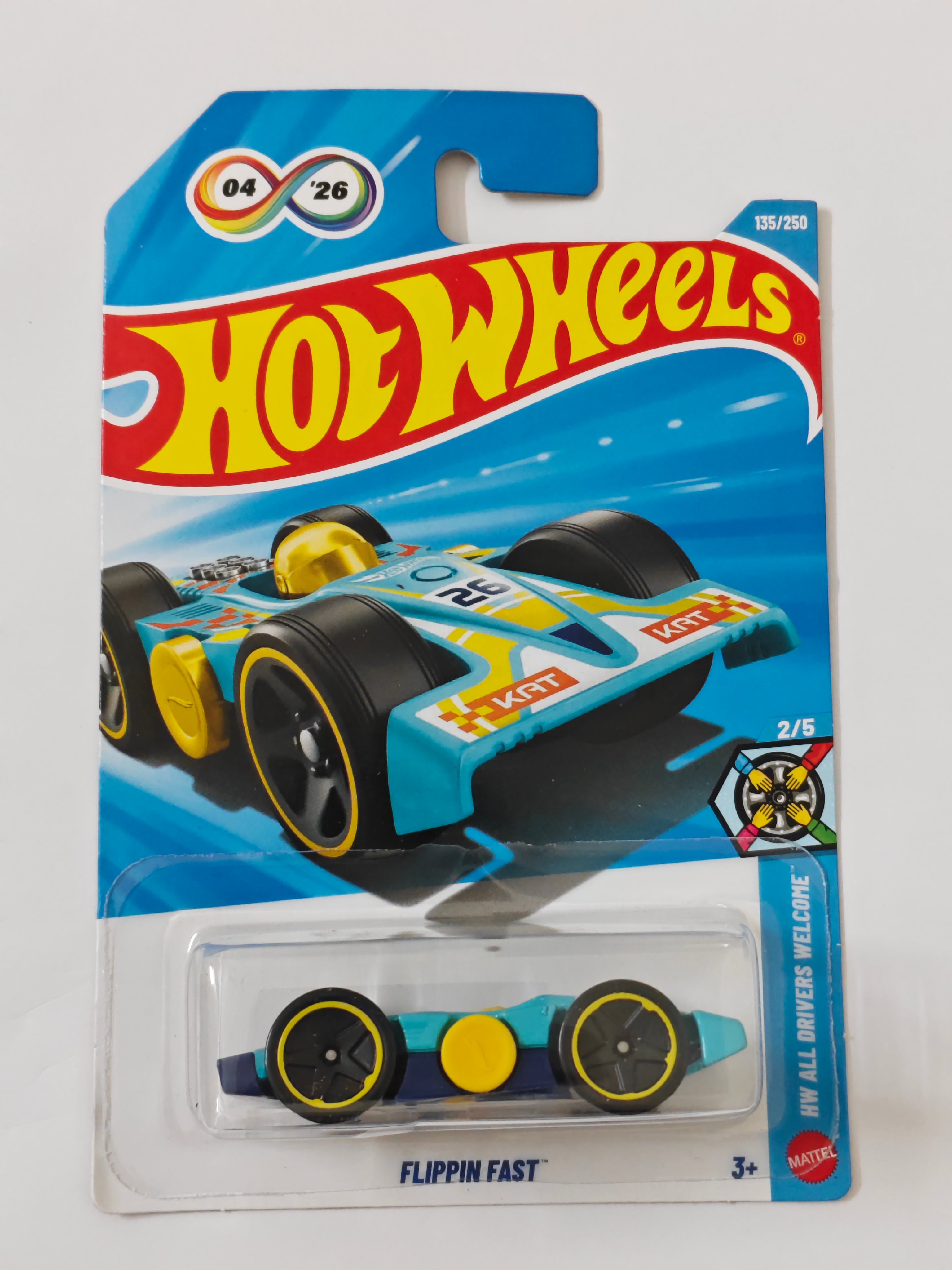 Hot Wheels G Case Flippin Fast Diecast Car 1:64 Scale