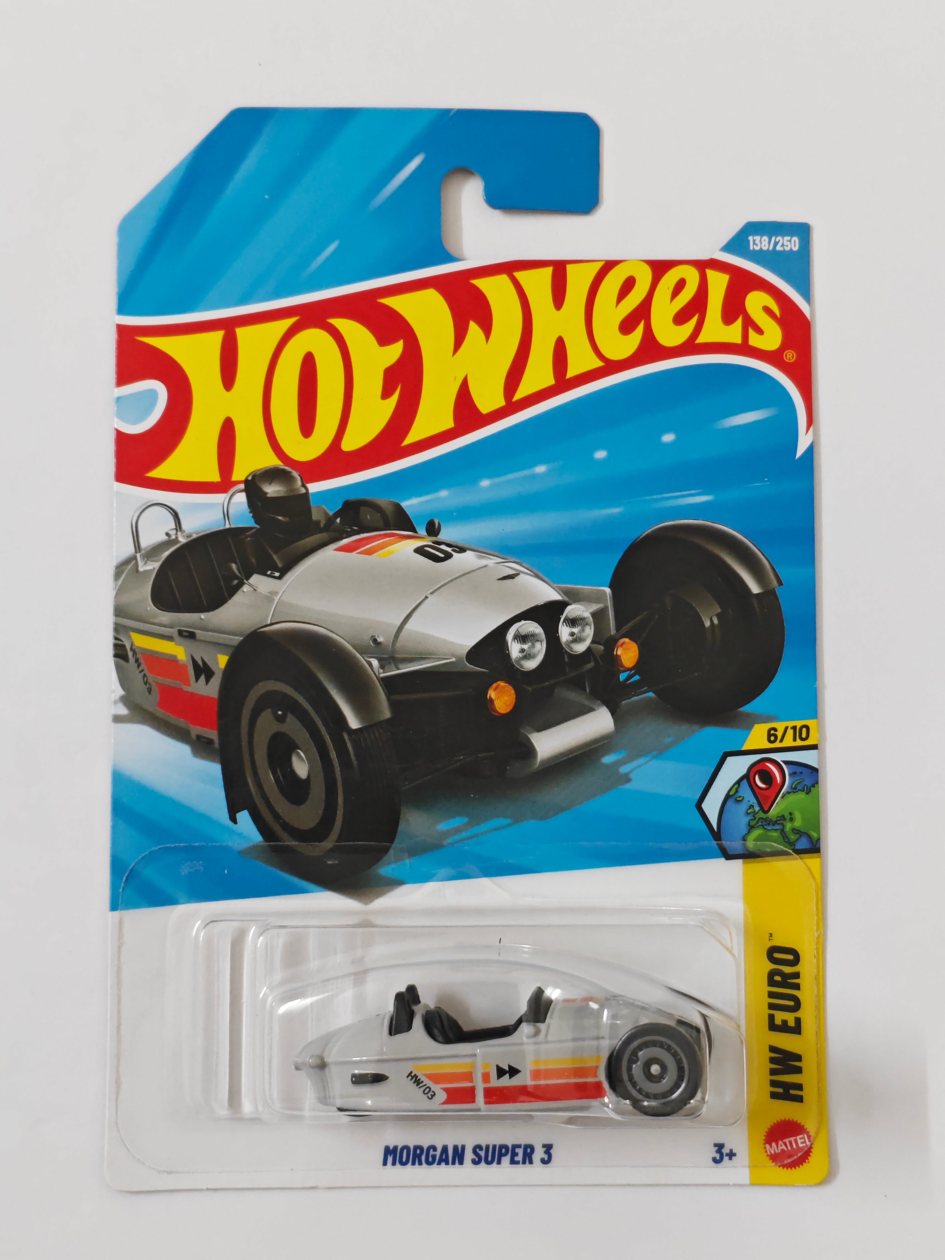 Hot Wheels - Imported - F Case - Morgan Super 3 - Diecast Car - 1:64 Scale