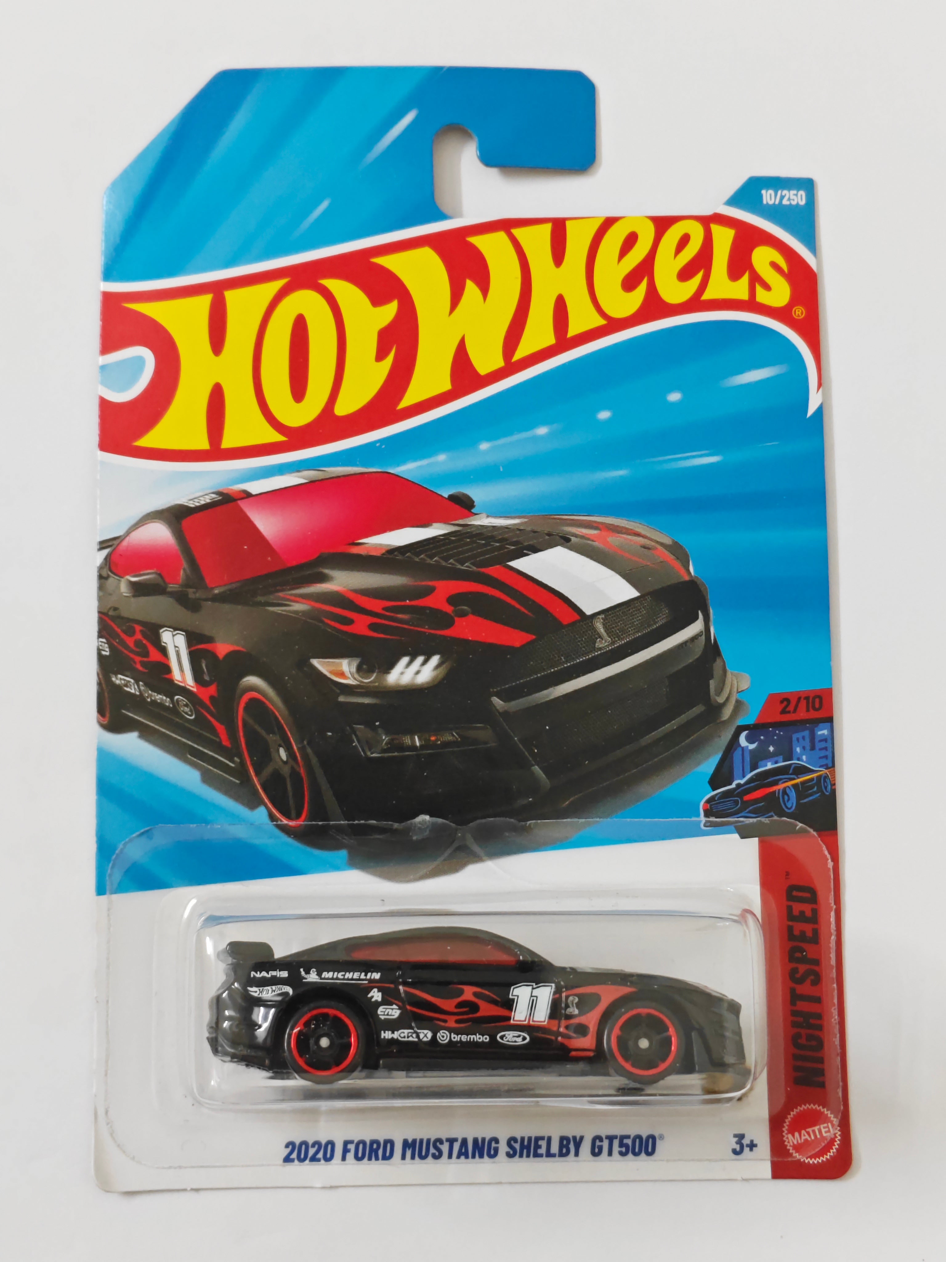 Hot Wheels - Imported - F Case - 2020 Ford Mustang Shelby GT500 - Diecast Car - 1:64 Scale