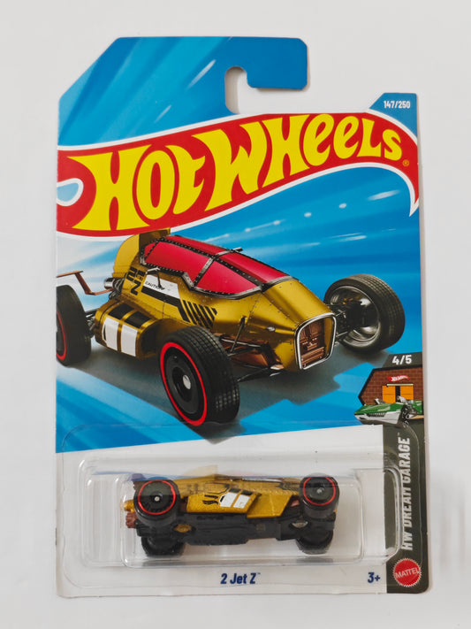 Hot Wheels Treasure Hunt G Case 2 Jet Z Diecast Car 1:64 Scale