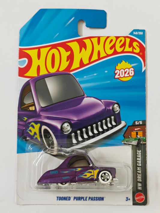 Hot Wheels G Case Tooned Purple Passion Diecast Car 1:64 Scale