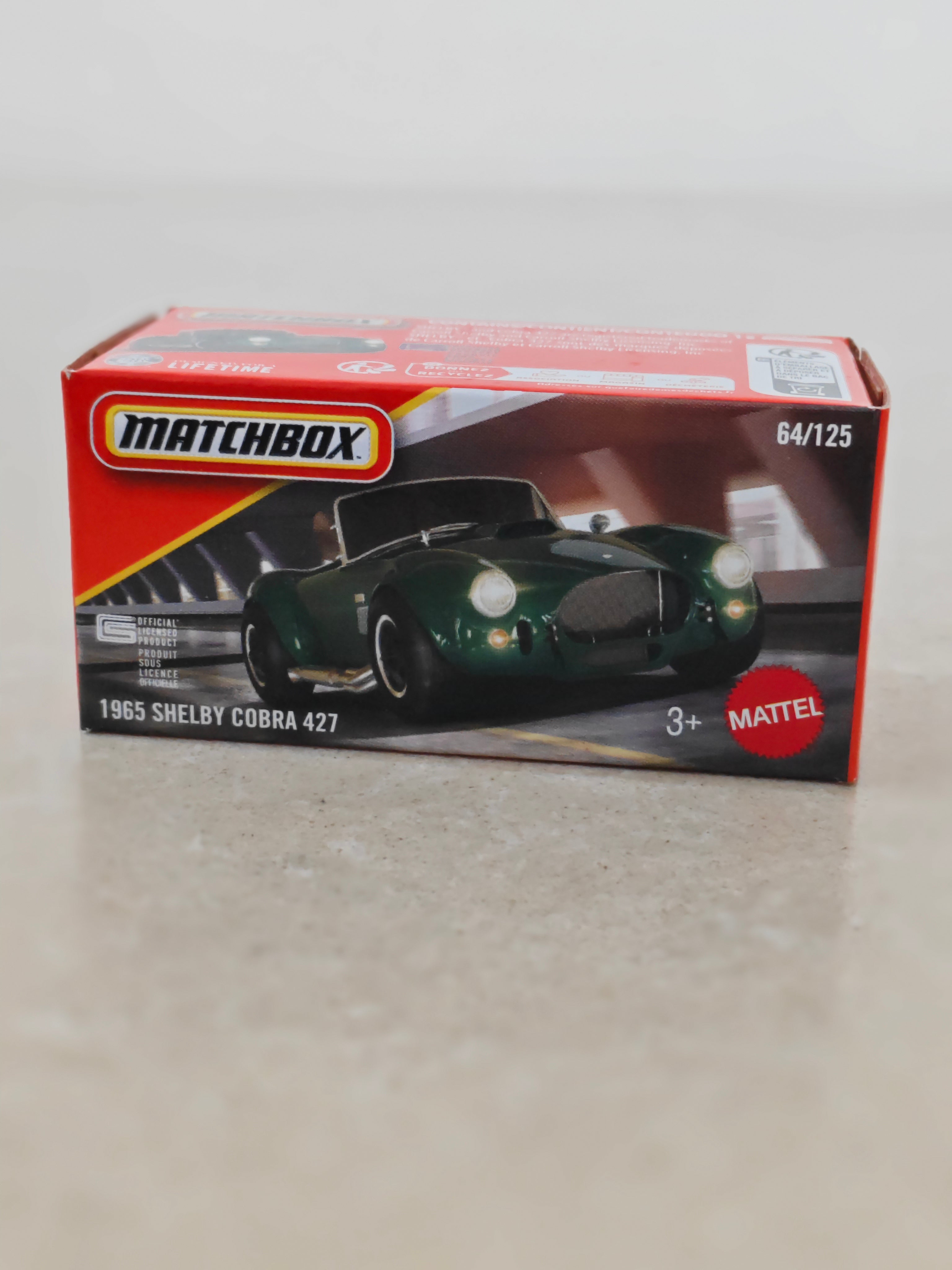 Matchbox 1965 Shelby Cobra 427 Diecast Car 1:64 Scale