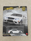 Hot Wheels Power Trip - 2008 Mercedes - Benz CLK 63 AMG Black Series - Diecast Car 1:64 Scale