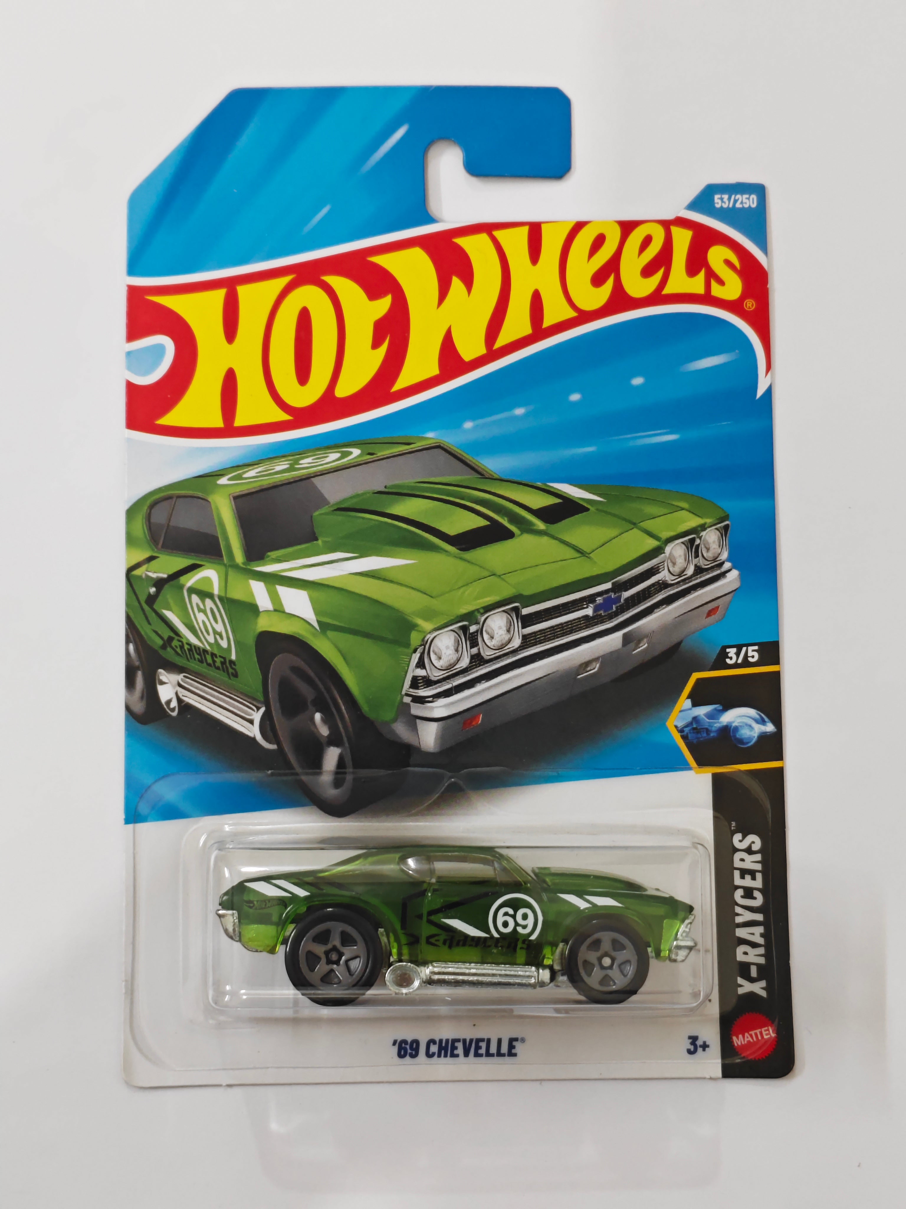 Hot Wheels J Case 69 Chevelle Diecast Car 1:64 Scale