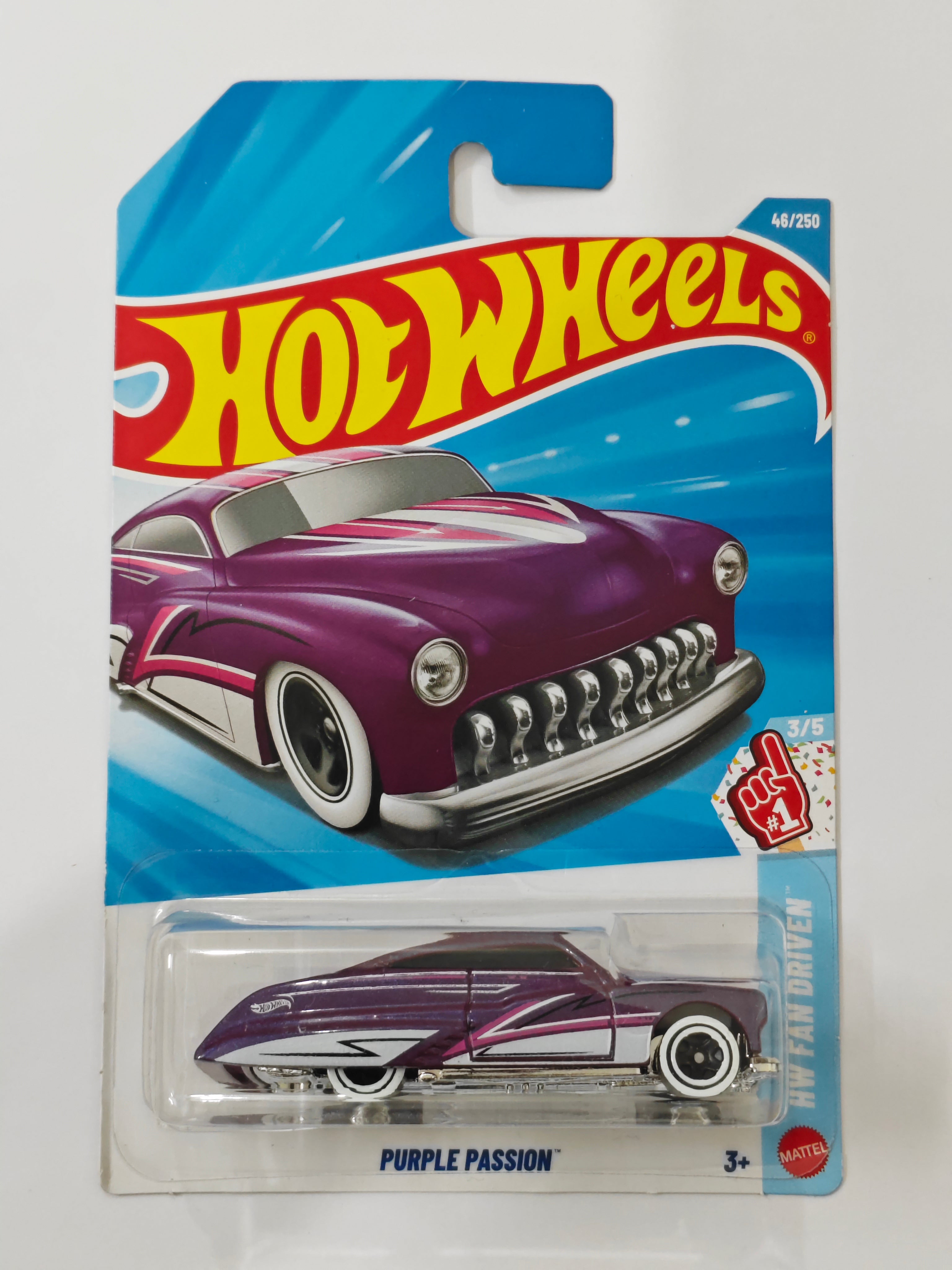Hot Wheels J Case Purple Passion Diecast Car 1:64 Scale