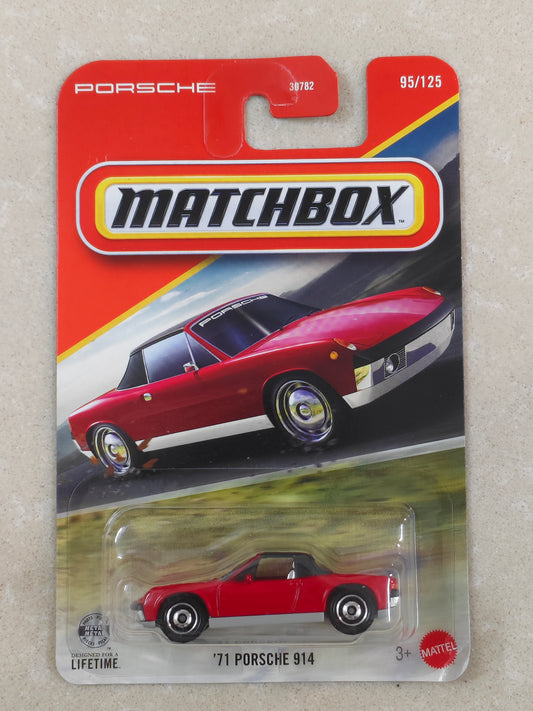 Matchbox - 71 Porsche 914 - Diecast Car 1:64 Scale