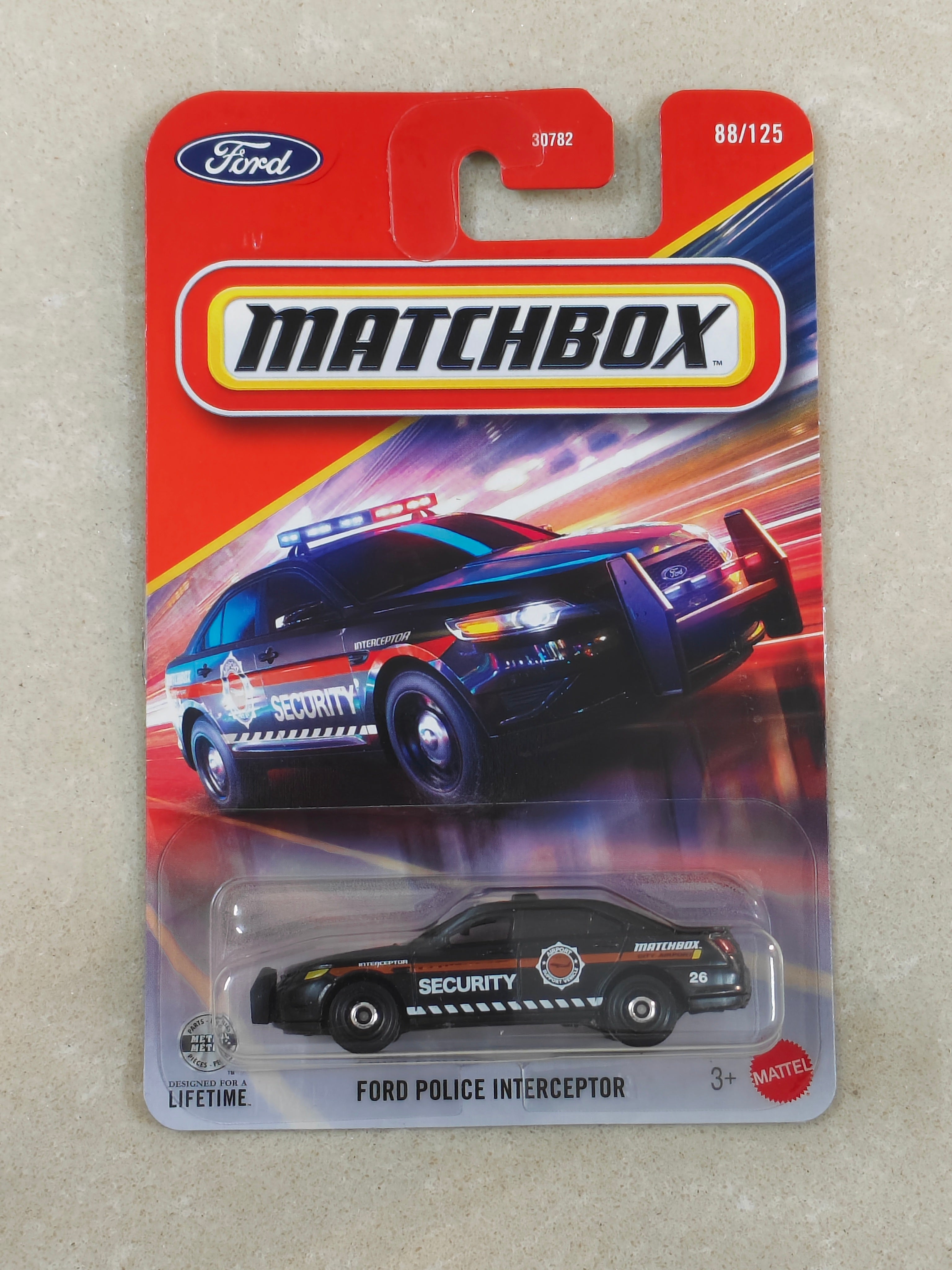 Matchbox - Ford Police Interceptor - Diecast Car 1:64 Scale