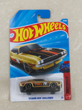 Hot Wheels - Imported - 70 Dodge Hemi Challenger Yellow - Diecast Car 1:64 Scale