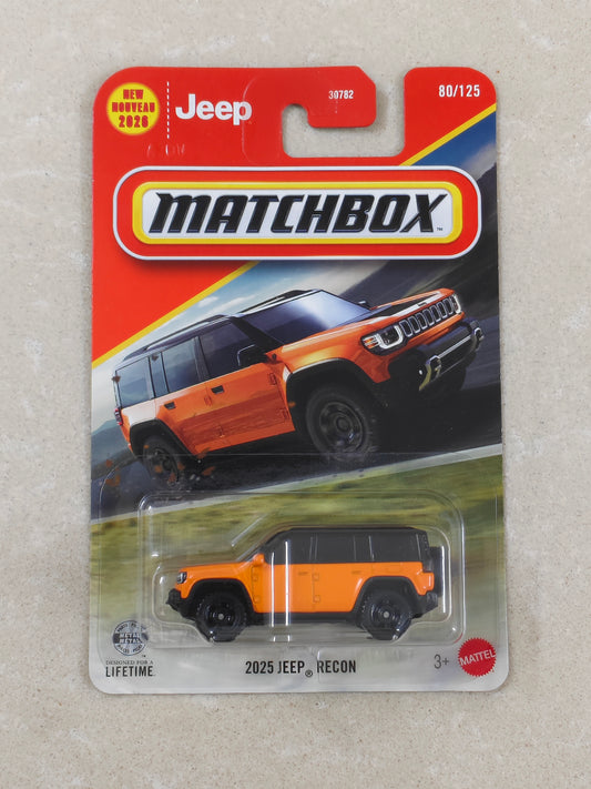 Matchbox - 2025 Jeep Recon Orange - 1:64 Diecast Car