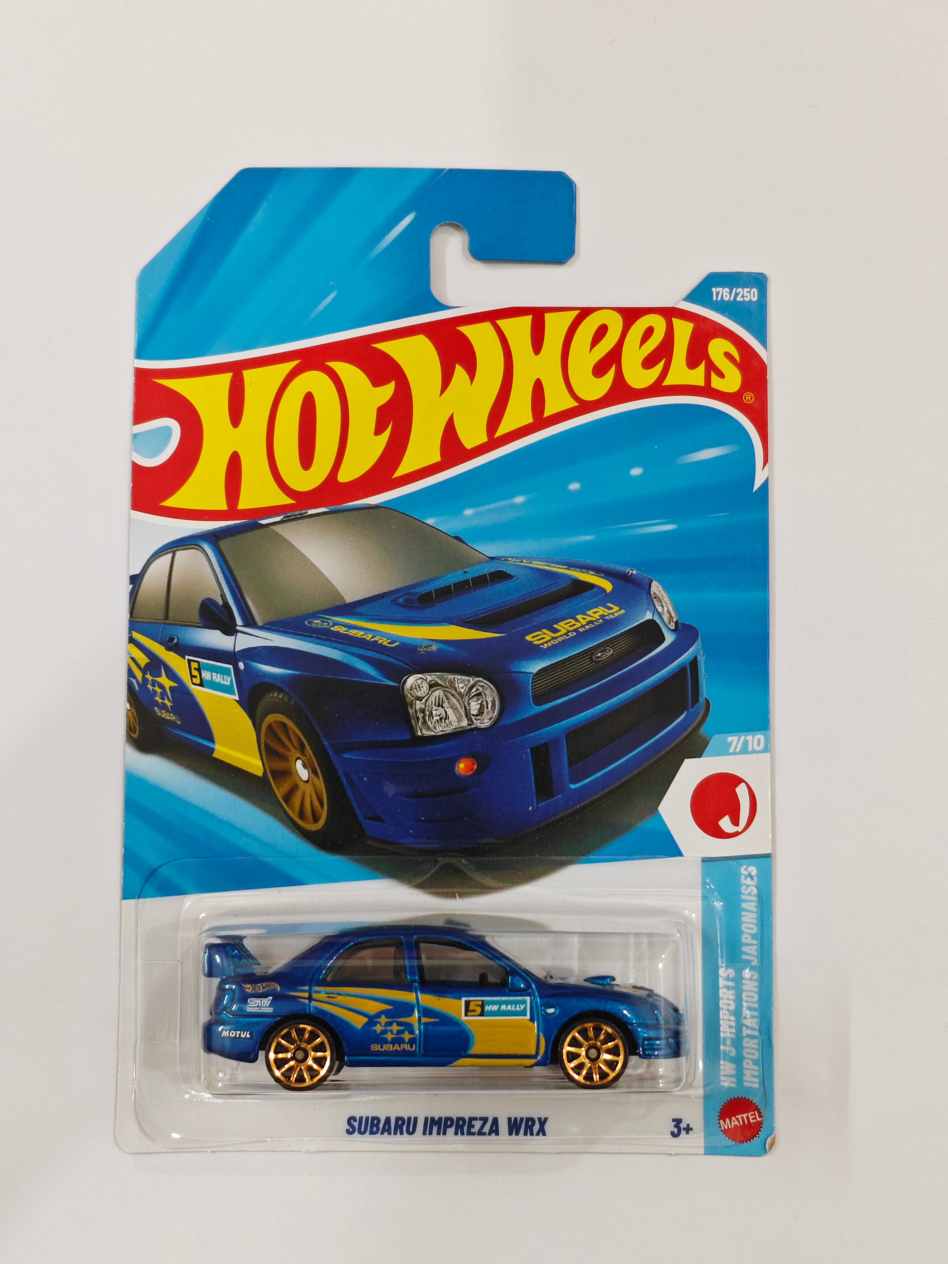 Hot Wheels - K Case - Subaru Imprezza WRX - Diecast Car - 1:64 Scale