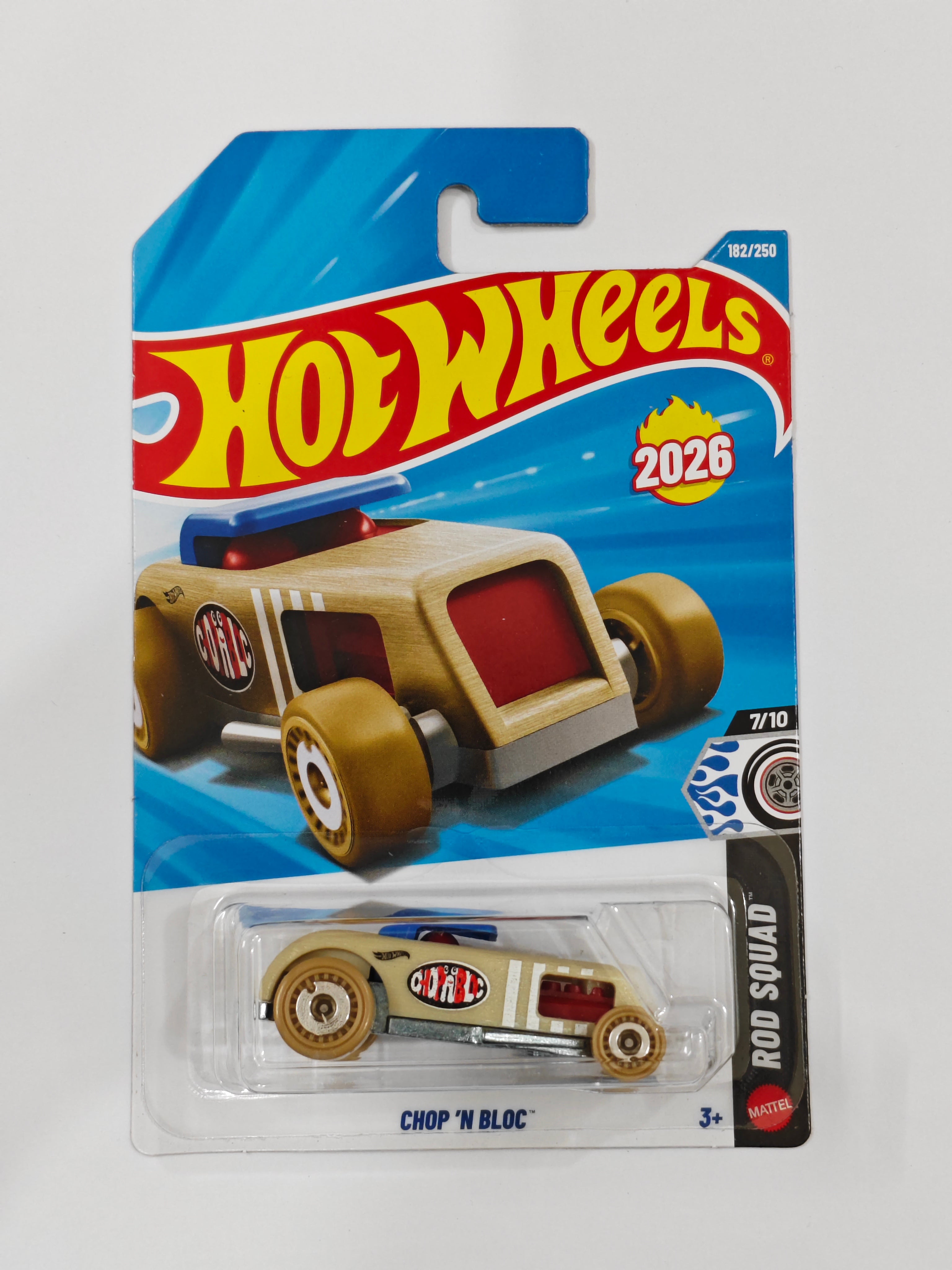 Hot Wheels - J Case - Chop N Bloc - Diecast Car - 1:64 Scale