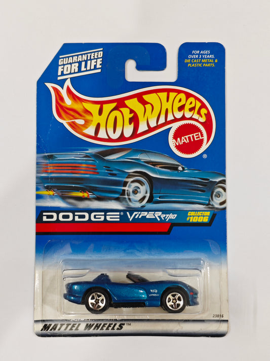 Hot Wheels - Imported - Dodge Viper With Free Protector - Diecast Car - 1:64 Scale (Lose Blister)