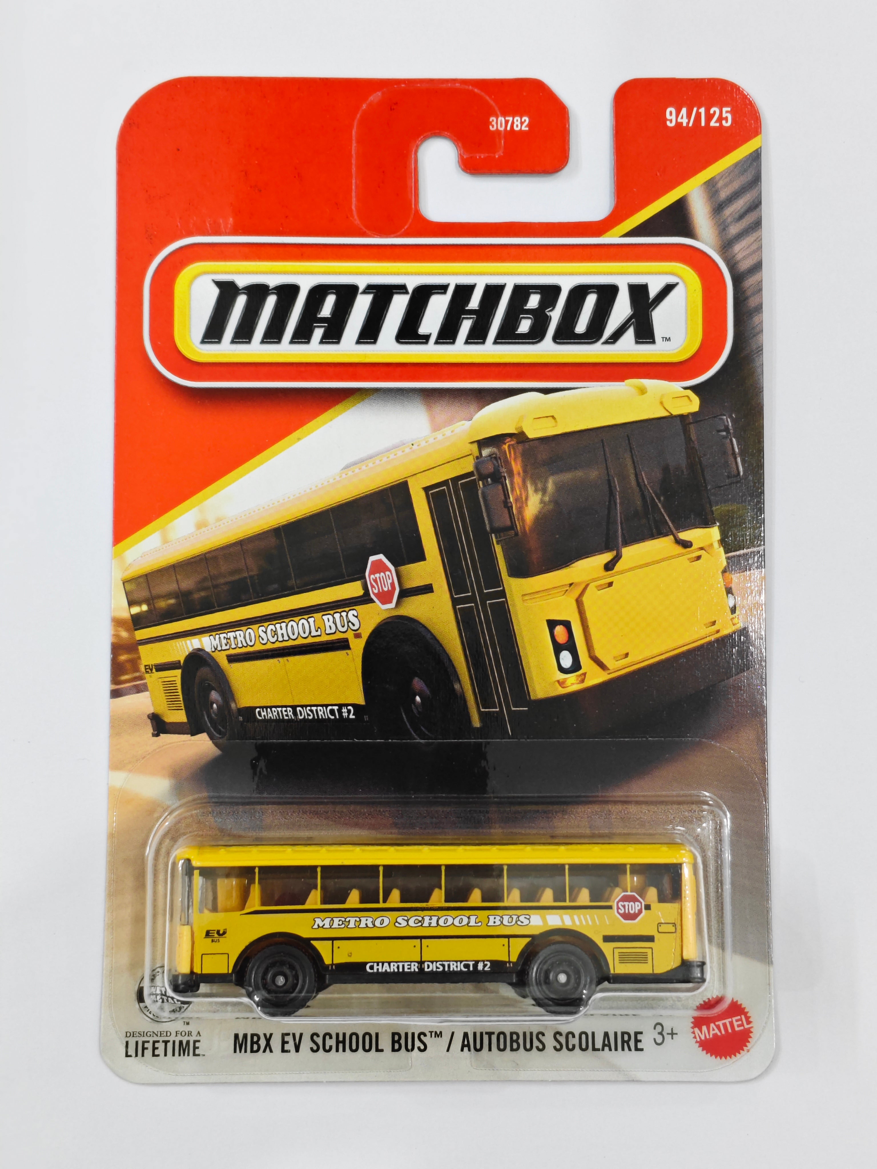 Matchbox - MBX EV School Bus - Diecast Car - 1:64 Scale