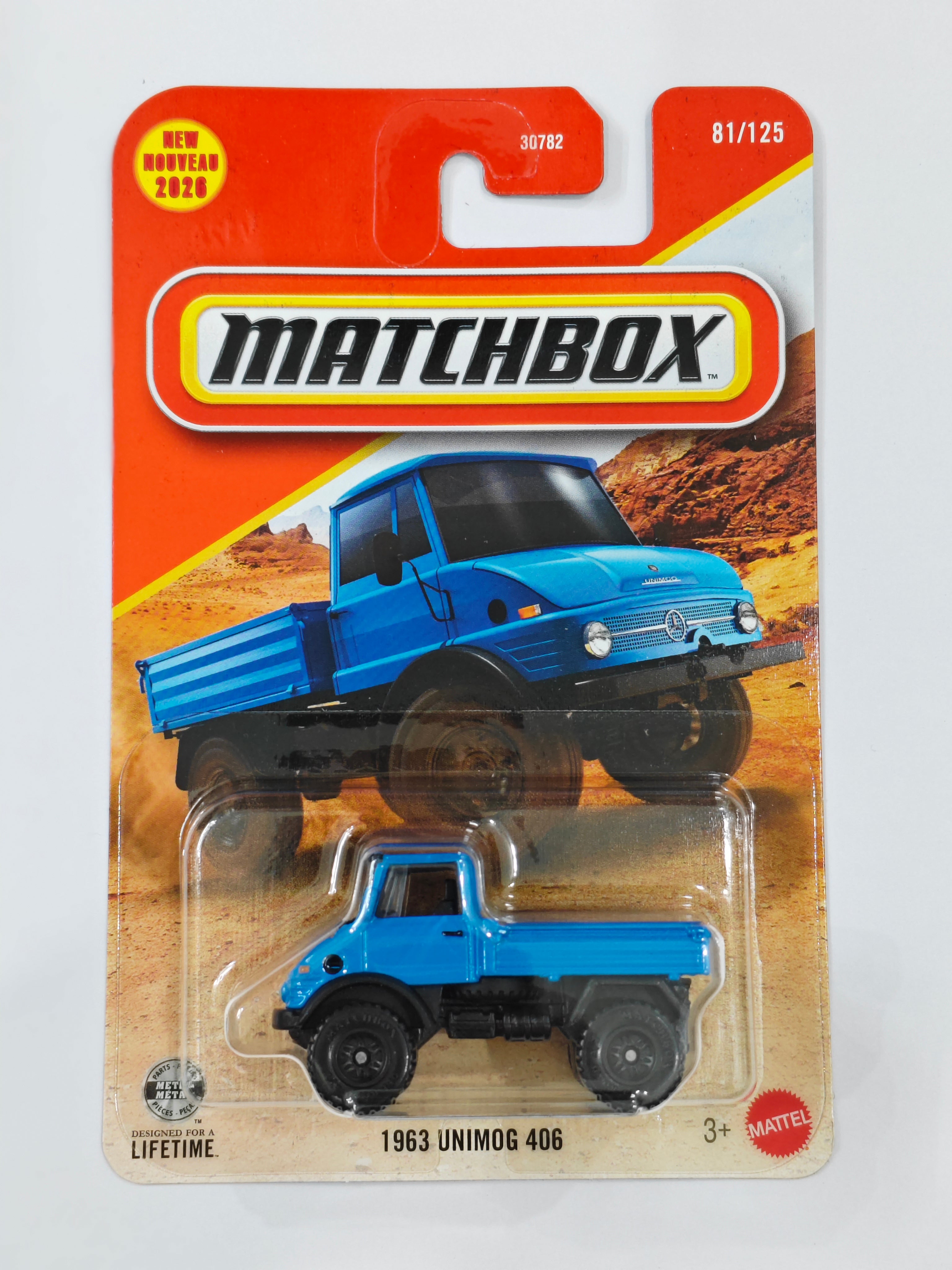 Matchbox - 1963 Unimog 406 - Diecast Car - 1:64 Scale