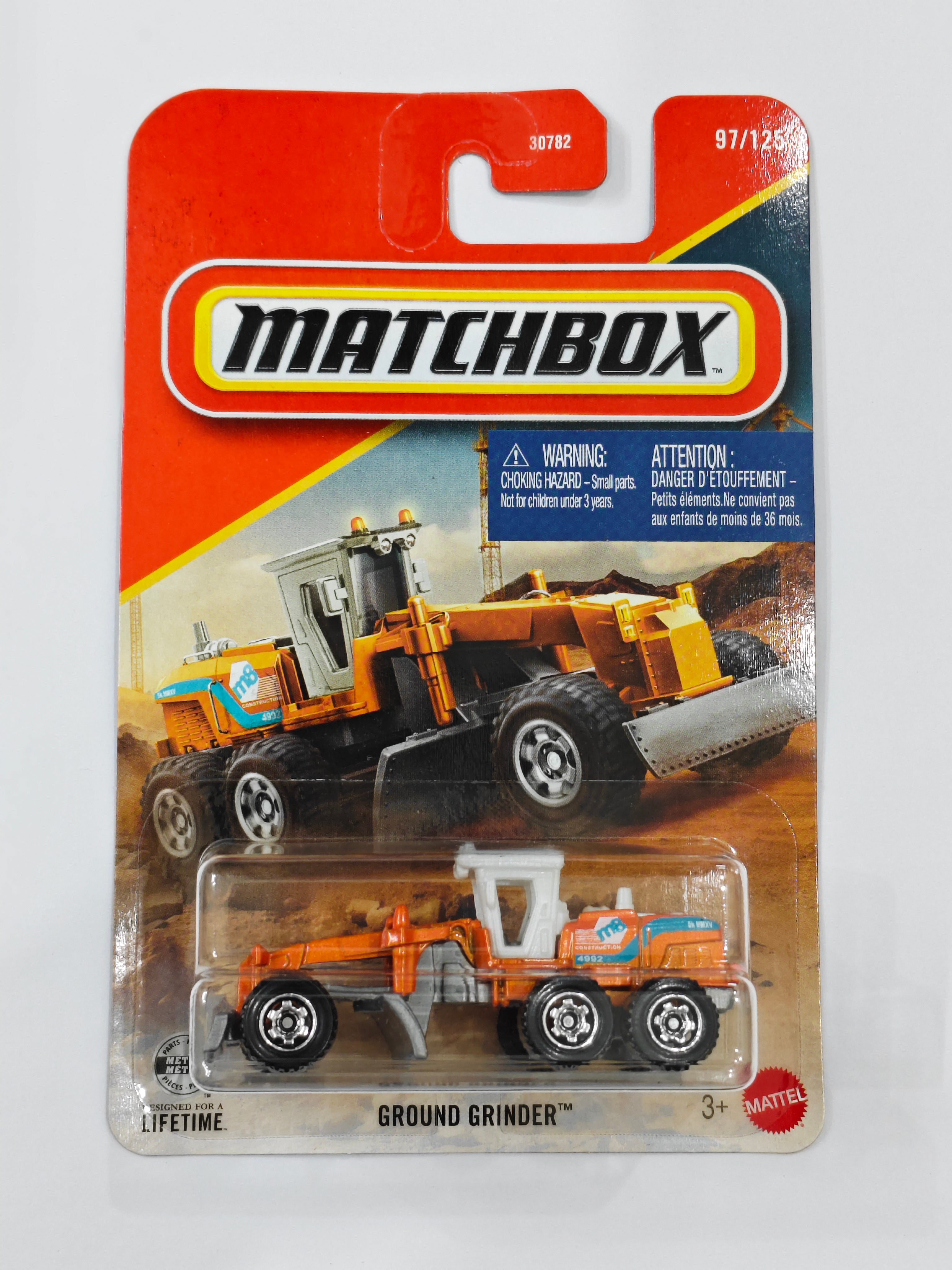 Matchbox - Ground Grinder - Diecast Car - 1:64 Scale