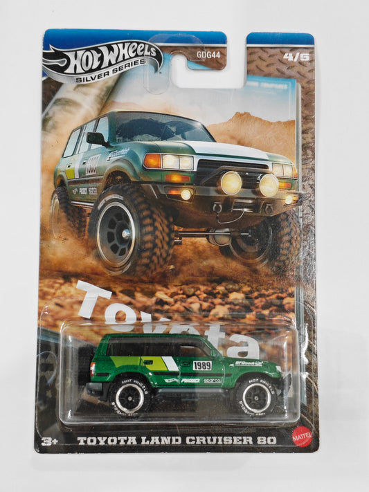 Hot Wheels - Silver Series - Toyota Land Cruiser 80 - Diecast Car - 1:64 Scale