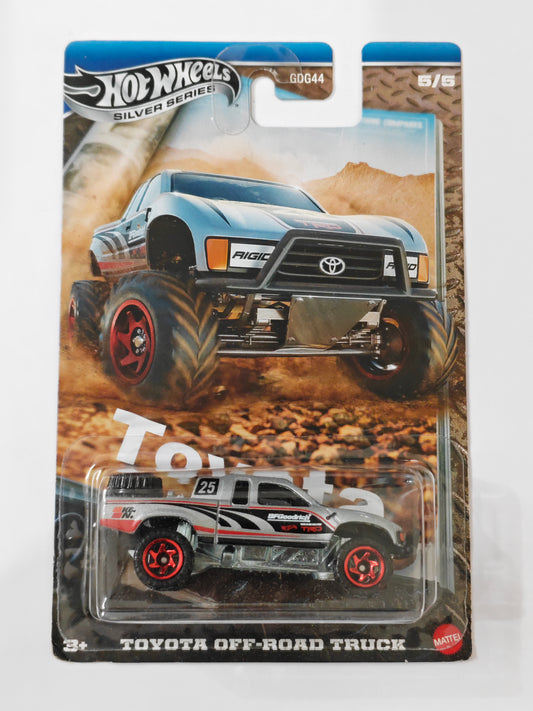 Hot Wheels - Silver Series - Toyota Off Road Truck - Diecast Car - 1:64 Scale (Scratch in Blister & Soft Corners)